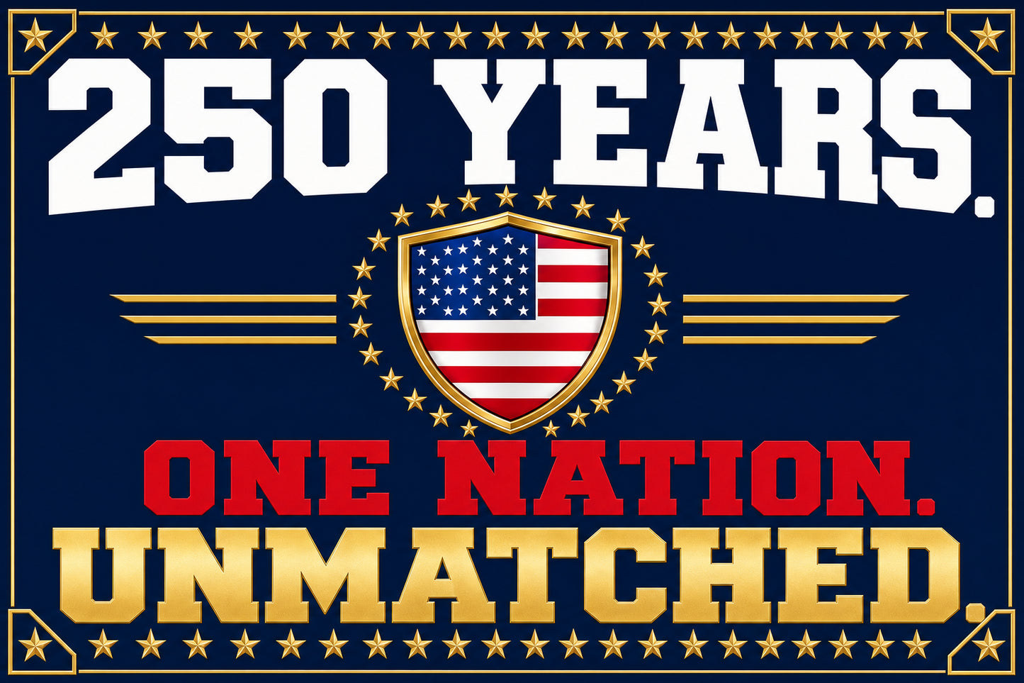 250 Years One Nation Unmatched Garden Flag