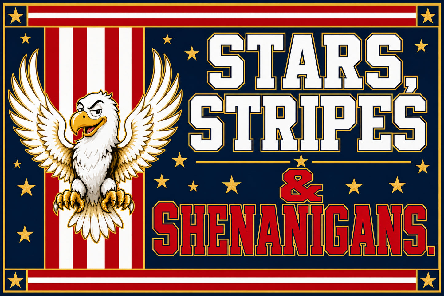 Stars Stripes & Sass — Fresh — Garden Flag