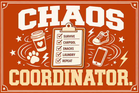Chaos Coordinator (Terracotta) — 3x5 Pole Flag