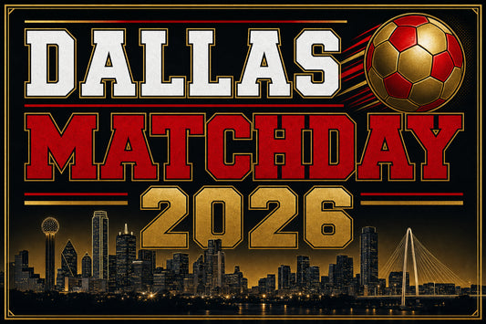 Dallas — Lone Star Pride (Version B) — 3x5 Pole Flag