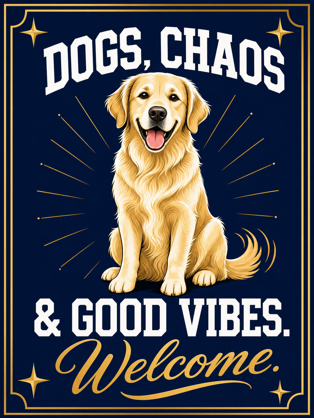 Dog Mom — Fur Baby Approved — Garden Flag