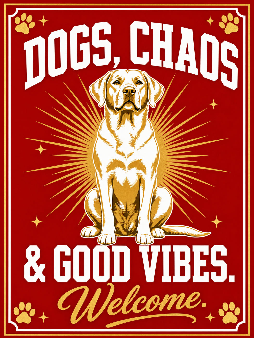 Dog Lover (Version F) — 3x5 Pole Flag