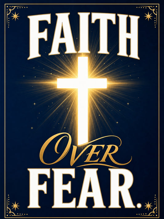 Faith Over Fear — Classic (Version A) — House Flag
