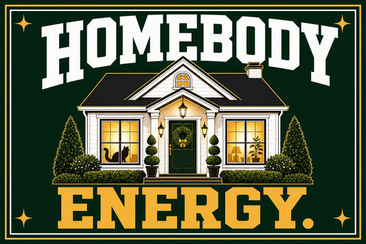 Homebody (Green) — Garden Flag