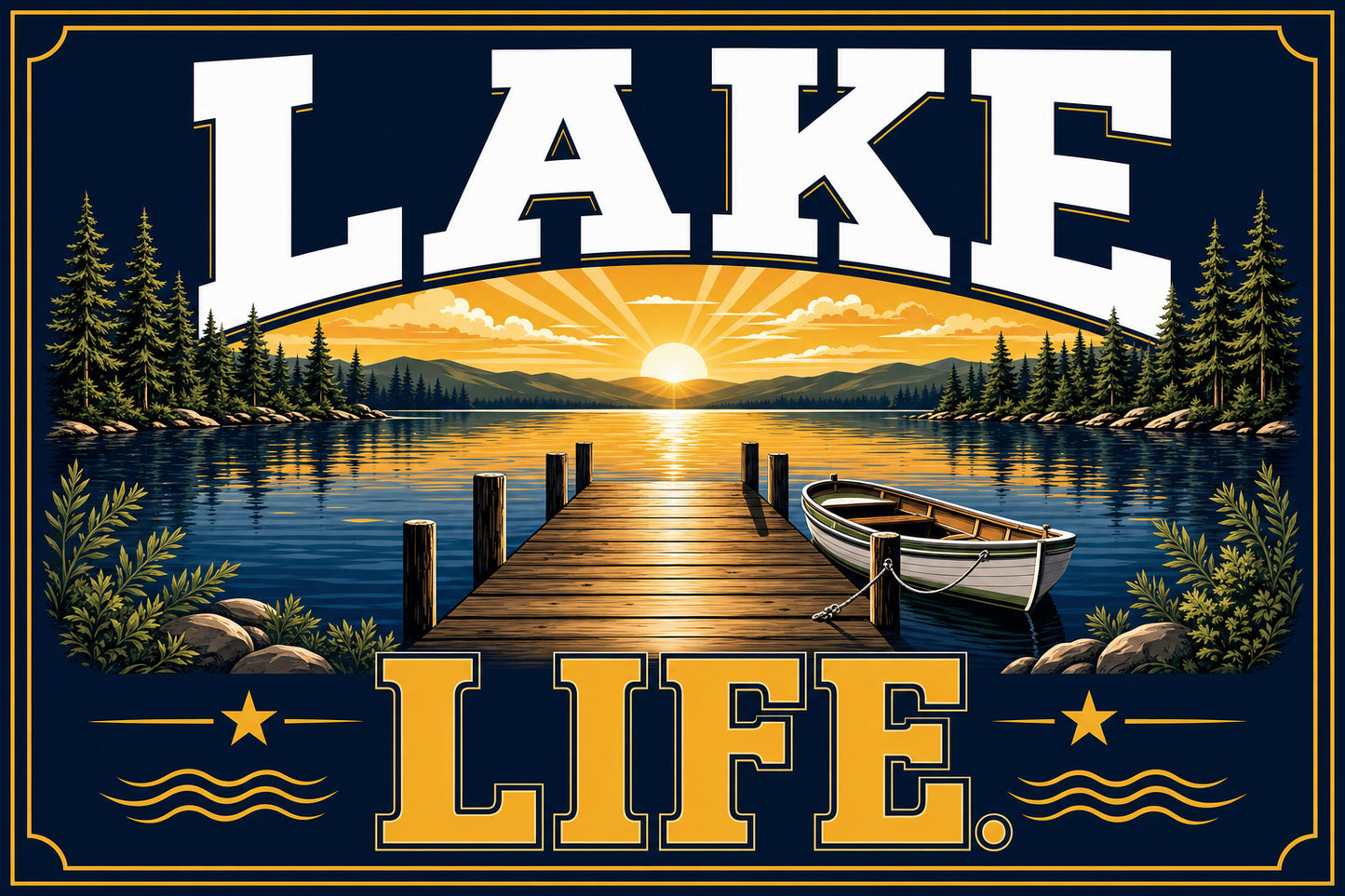 Lake Life — House Flag
