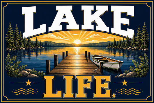Lake Life — 3x5 Pole Flag