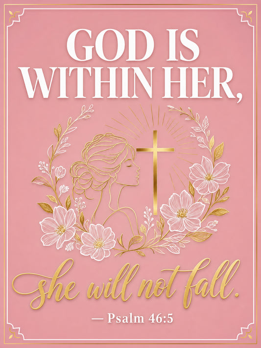 Psalm 46:10 — Be Still (Version C) — Garden Flag