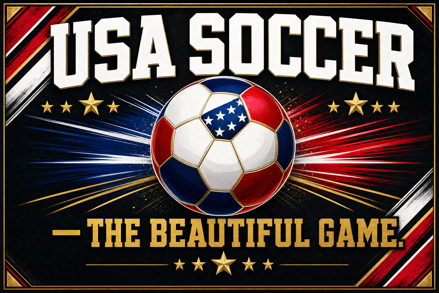 Soccer (Version C) — 3x5 Pole Flag
