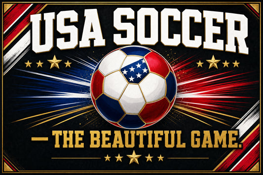 Soccer (Version C) — 3x5 Pole Flag