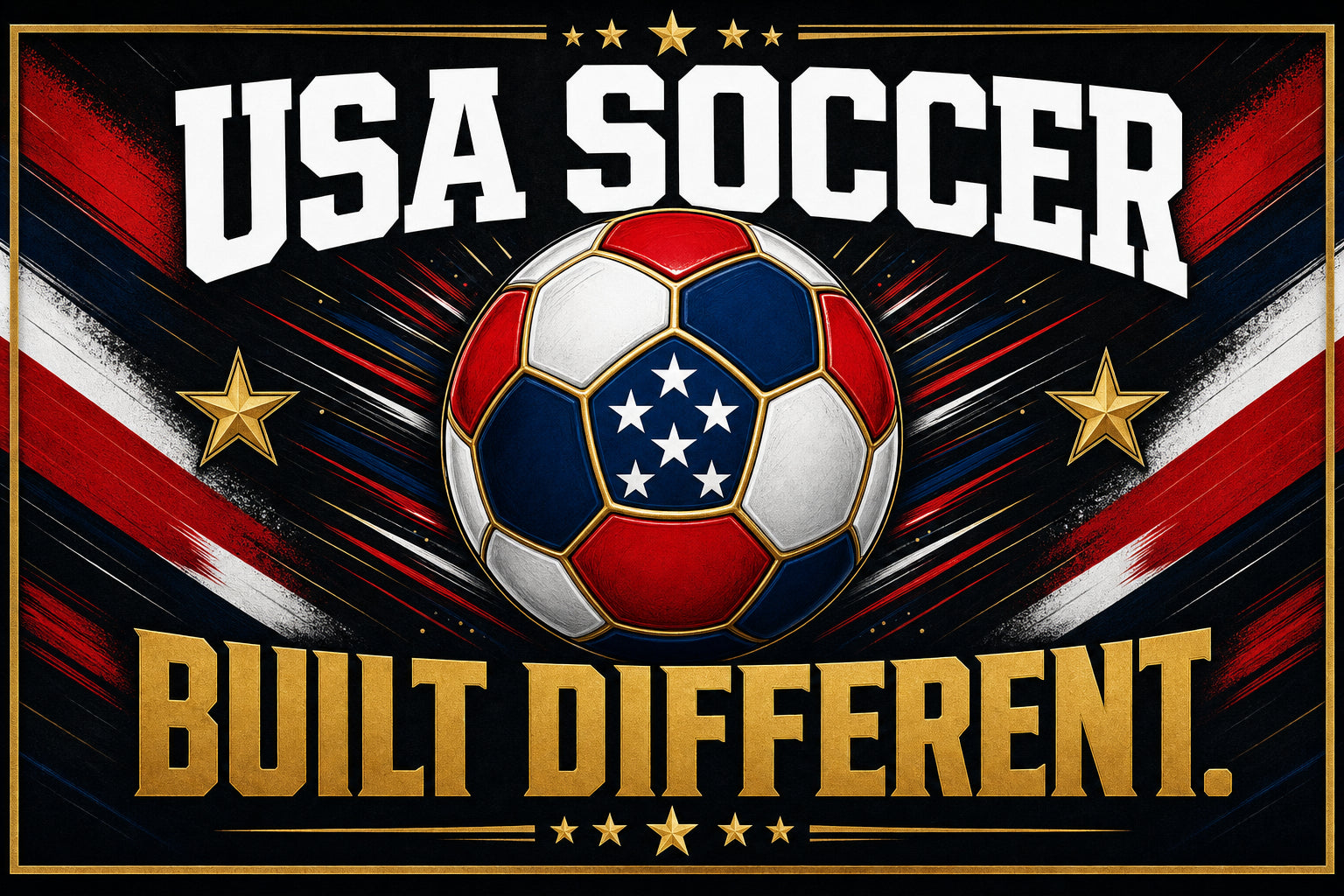 Soccer Is Different Here — 3x5 Pole Flag