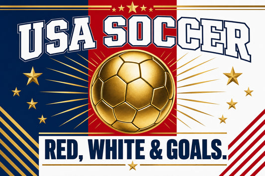 Soccer Goals — Garden Flag