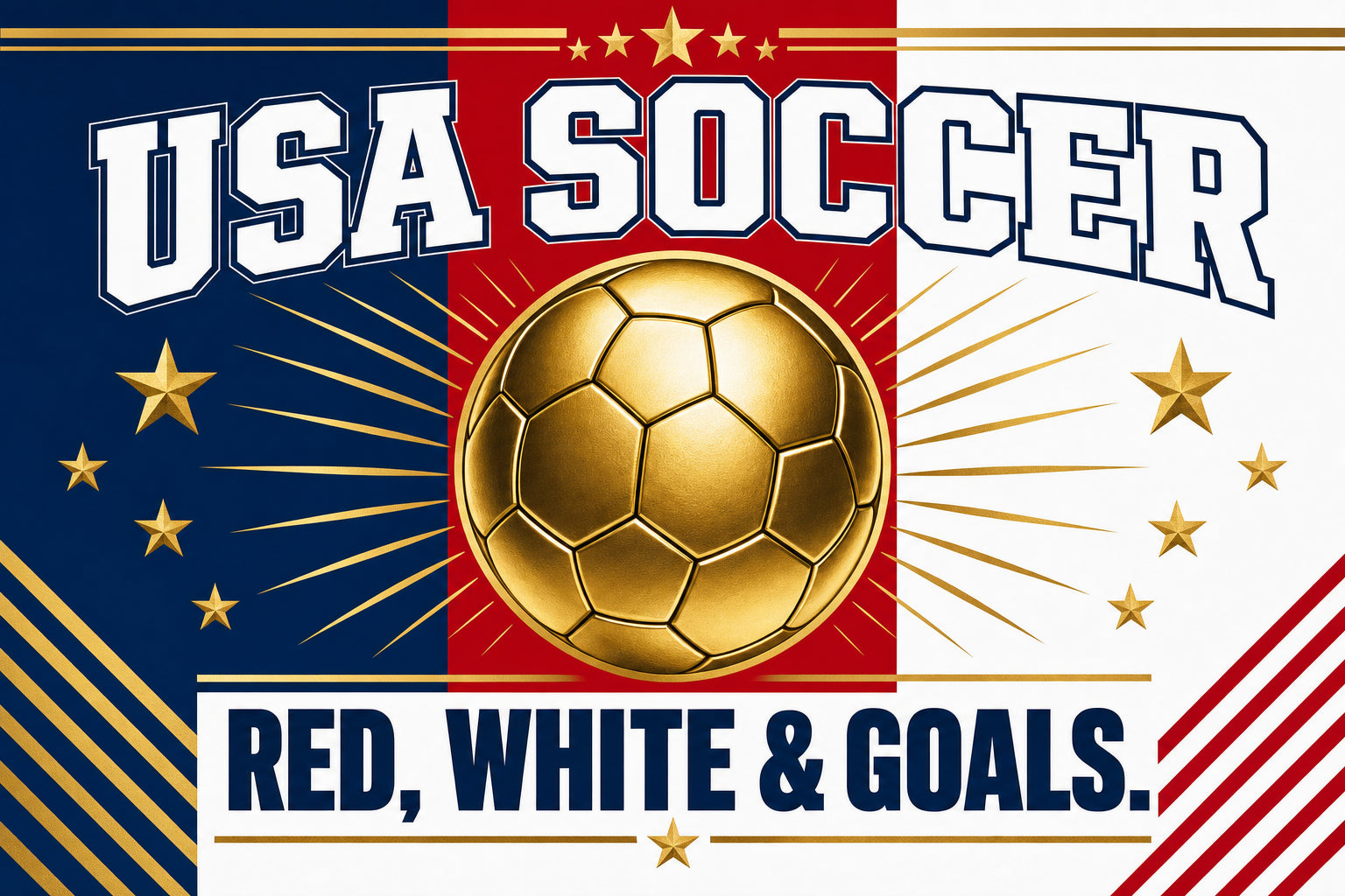 Soccer Goals — House Flag