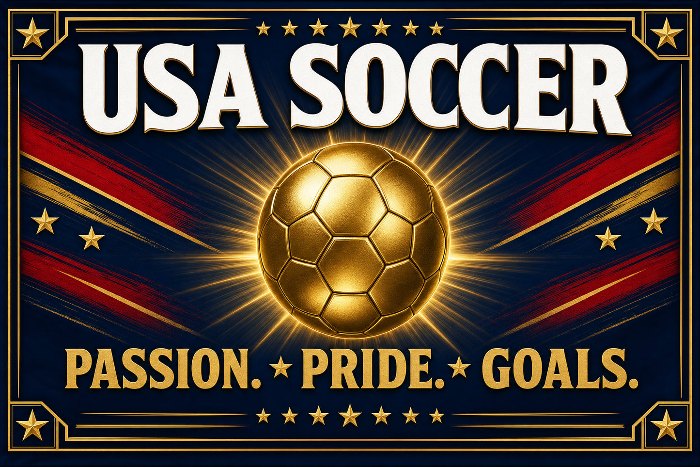 Soccer Is My Passion — Garden Flag