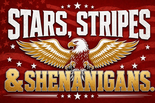 Stars Stripes & Sass (Version B) — House Flag