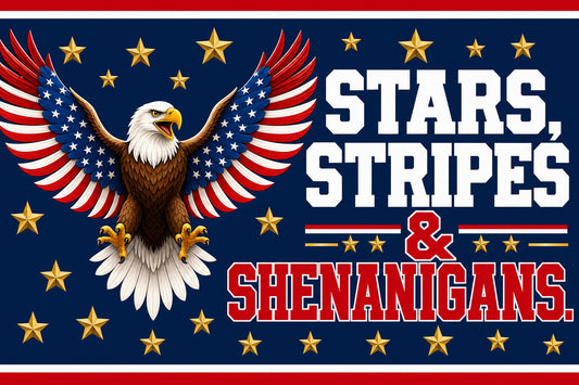 Stars Stripes & Sass V2 (Version A) — 3x5 Pole Flag