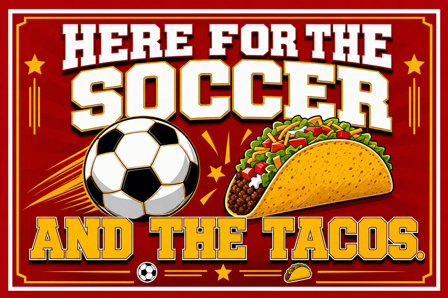 Tacos & Sunshine — House Flag